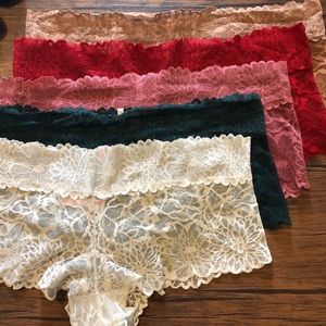 Victoria Secret cheeky lace boyshorts